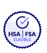 HSA and FSA eligible badge