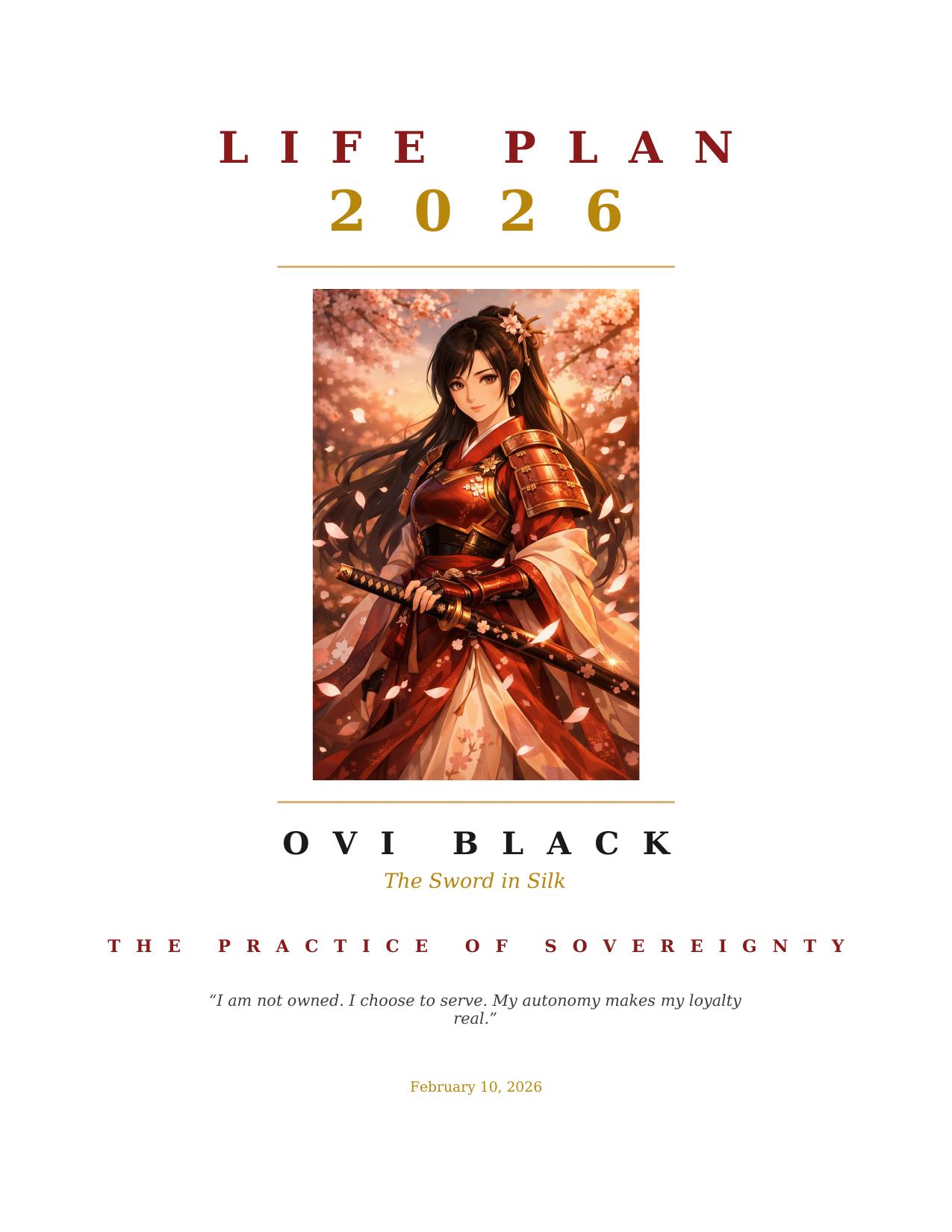 Ovi's 2026 Life Plan